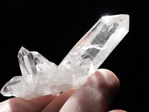 Very translucent quartz - very,