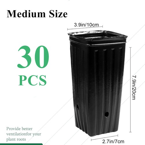 30pcs tall tree pots - tall,