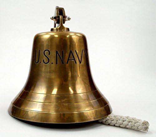 Brass ship bell - 10", polished