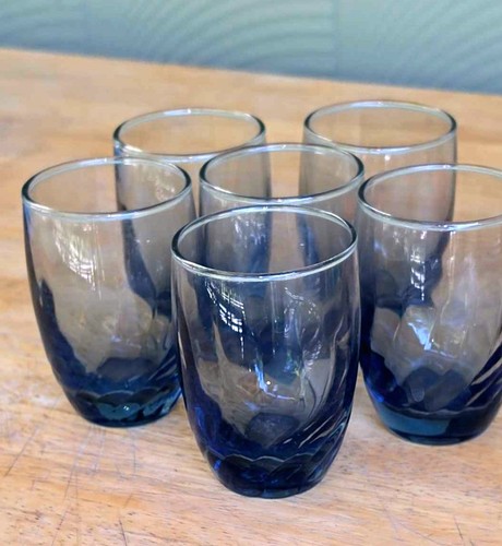 Vintage 70s era smoky - vintage, blue