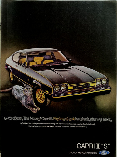 1976 mercury capri print - mercury, ll
