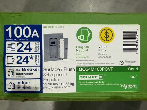 Square qo24m100pcvp 100a - square, d
