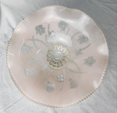Vintage pink frosted - 11.75",