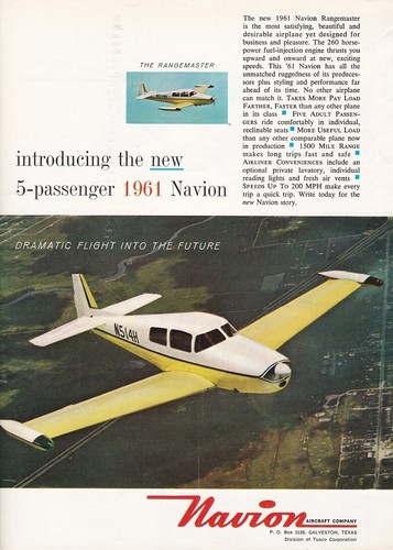 1961 navion rangemaster - 1961,