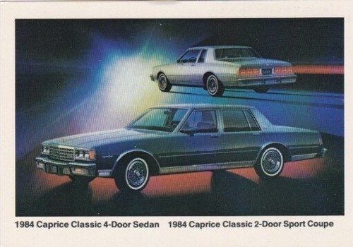 1984 chevrolet caprice - 1984, classic