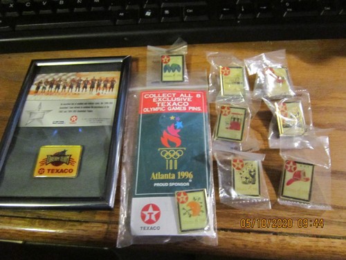 Texaco 1996 olympics pin lot - 1996,