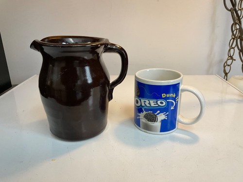 Antique albany slip - , glaze