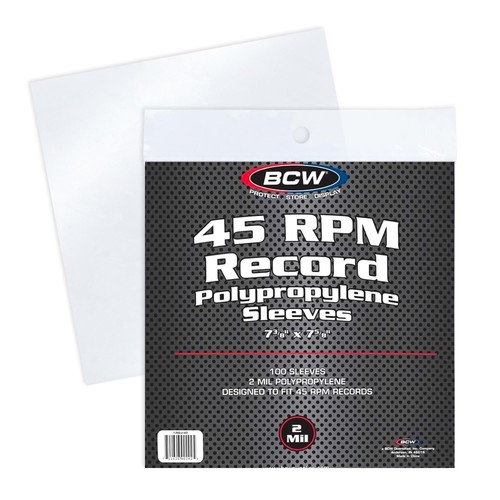 Bcw 100 vinyl rpm record - 45, 7"
