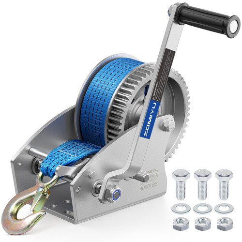 2500 4000lb boat trailer winch - 2500/4000lb,