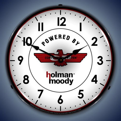 Holman moody wall clock - wall, led