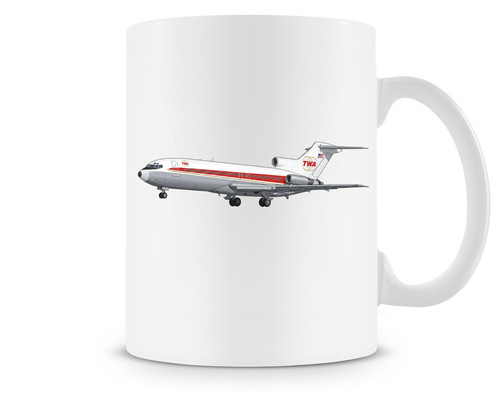Twa boeing 727 - boeing, ceramic