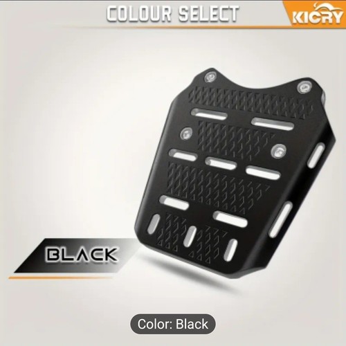 Aluminum rear luggage rack - aluminum,