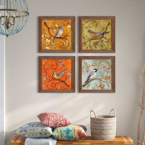 Multicolor jardine birds - birds, set