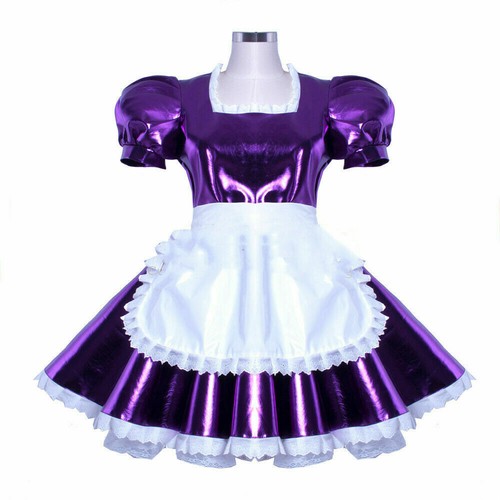 Maid dress lockable - dress, satin