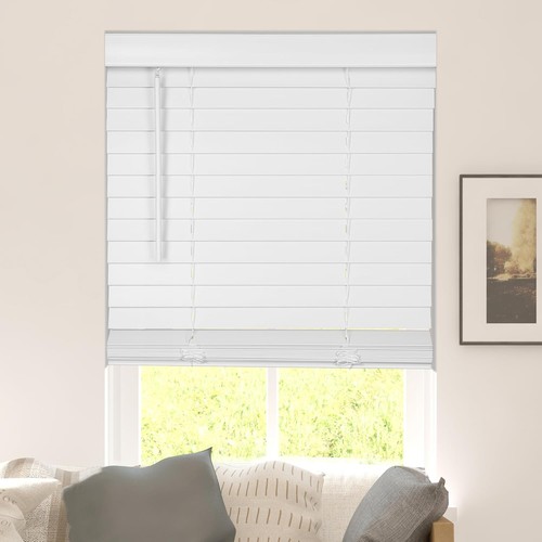 Faux wood blinds with - faux,
