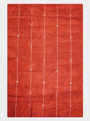 Hand knotted gabbeh - silk, mix