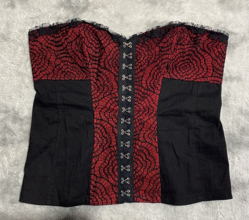 Royal bones black red gothic - black,
