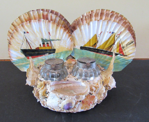 Vintage seashell double - vintage,