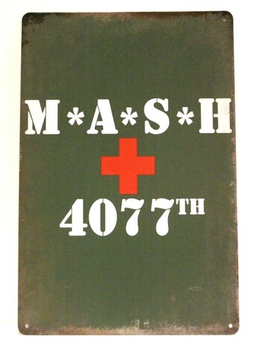 Mash 4077 tin metal poster - tin,