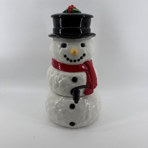 Department snowman ceramic - department,