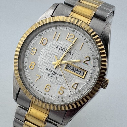 Vtg adolfo quartz watch - vtg,