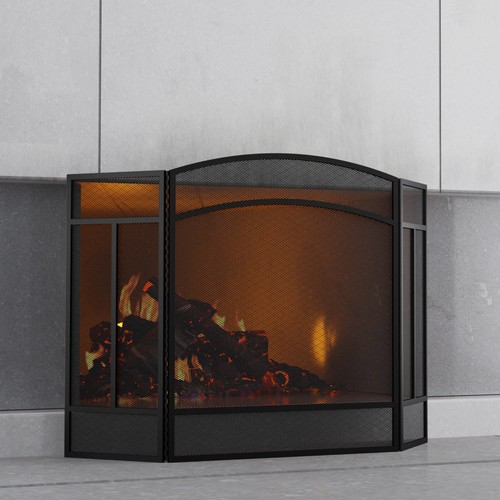Fire beauty fireplace screen - beauty,