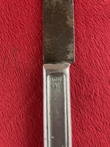 Military ww1 knife dated - military,