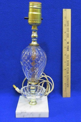Crystal glass lamp - crystal, light