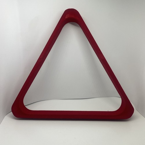 Red felt wood pool - red,