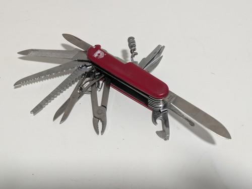 Swiss army pocket knife red - swiss,