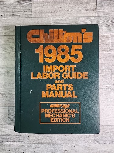 Chilton 1985 import - import, labor