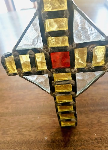 Vintage handmade stained - vintage, glass