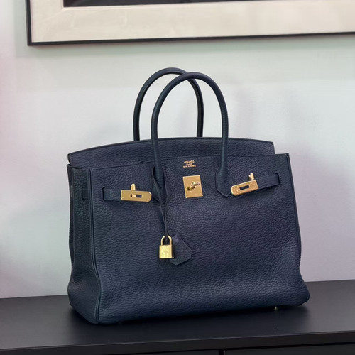 Auth hermès birkin - birkin, bleu