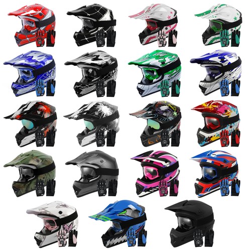 Youth full face helmet dot - full,