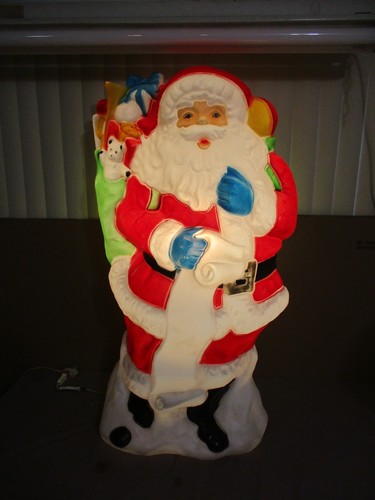 Vintage santa claus list - w/, &