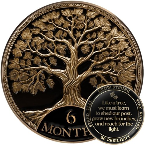 Sobriety coin gift set month - gift, 6