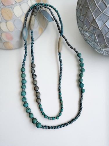Jill turquoise tone wood - j.,