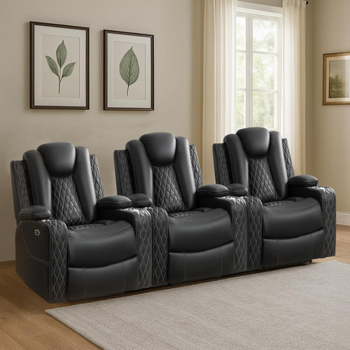 Set power reclining home - set,