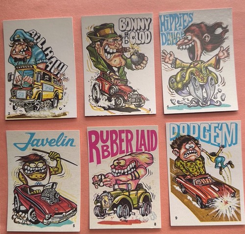 1973 donruss fabulous odd rods - odd,