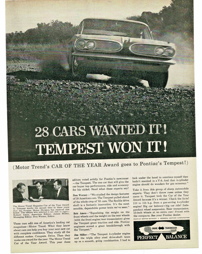 1961 pontiac tempest vintage - 1961,