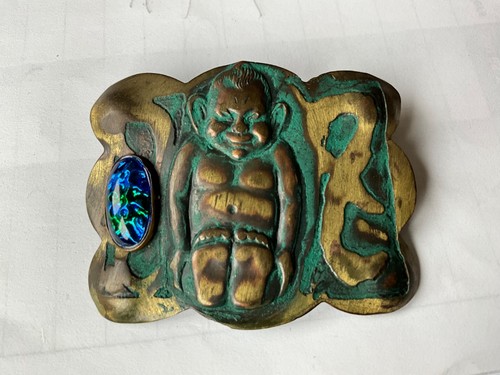 Antique billiken pin - antique,