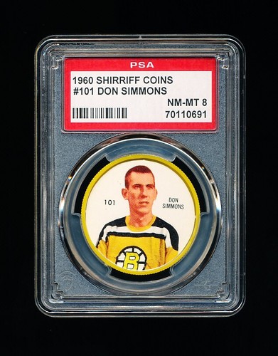 1960 shirriff hockey coins 101 - shirriff,