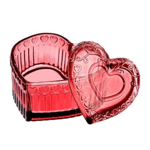 Glass jewelry box - glass, girls