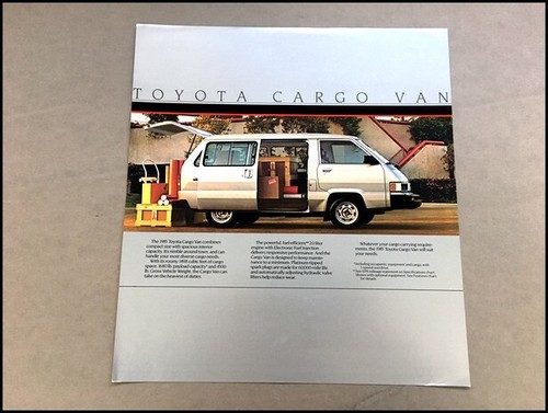 1985 toyota cargo - van, factory