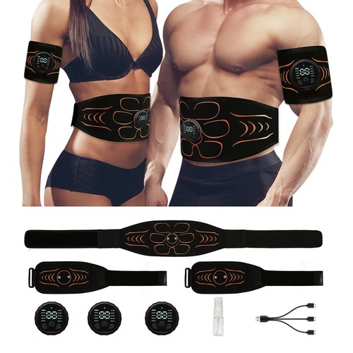 Usb abdominal toning belt - abdominal,