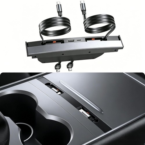 Phone charger usb hub - 4-in-1,