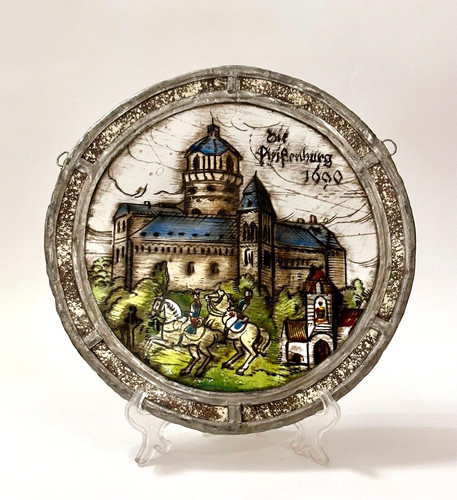 Rare antique german stained - german,