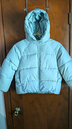 Zara girls green hooded - girls,