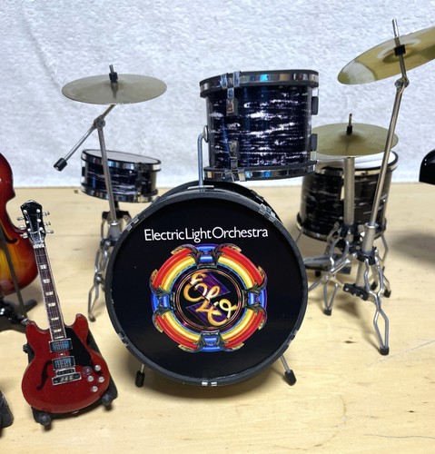 Miniature drum guitar set - miniature,