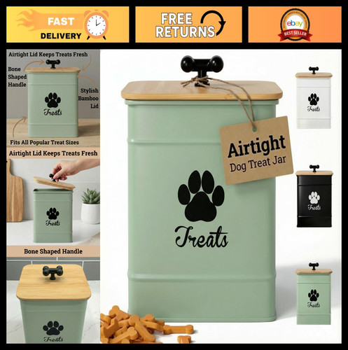 Airtight dog treat container - dog,